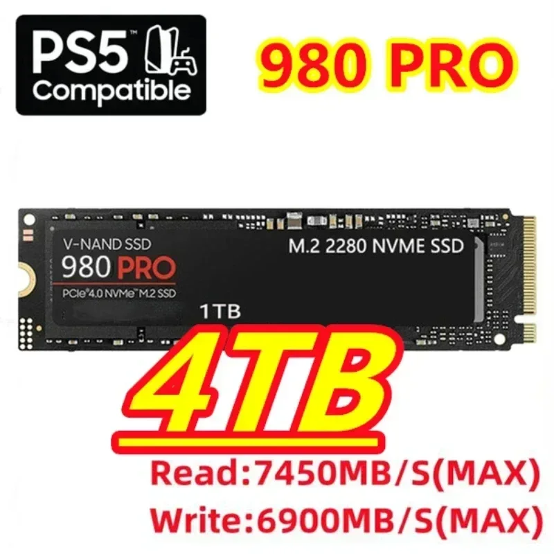 SSD Interno Original 980 PRO M - Pcie 4.0 4Tb 2280 Ssd 7450Mbps avaliação e preço