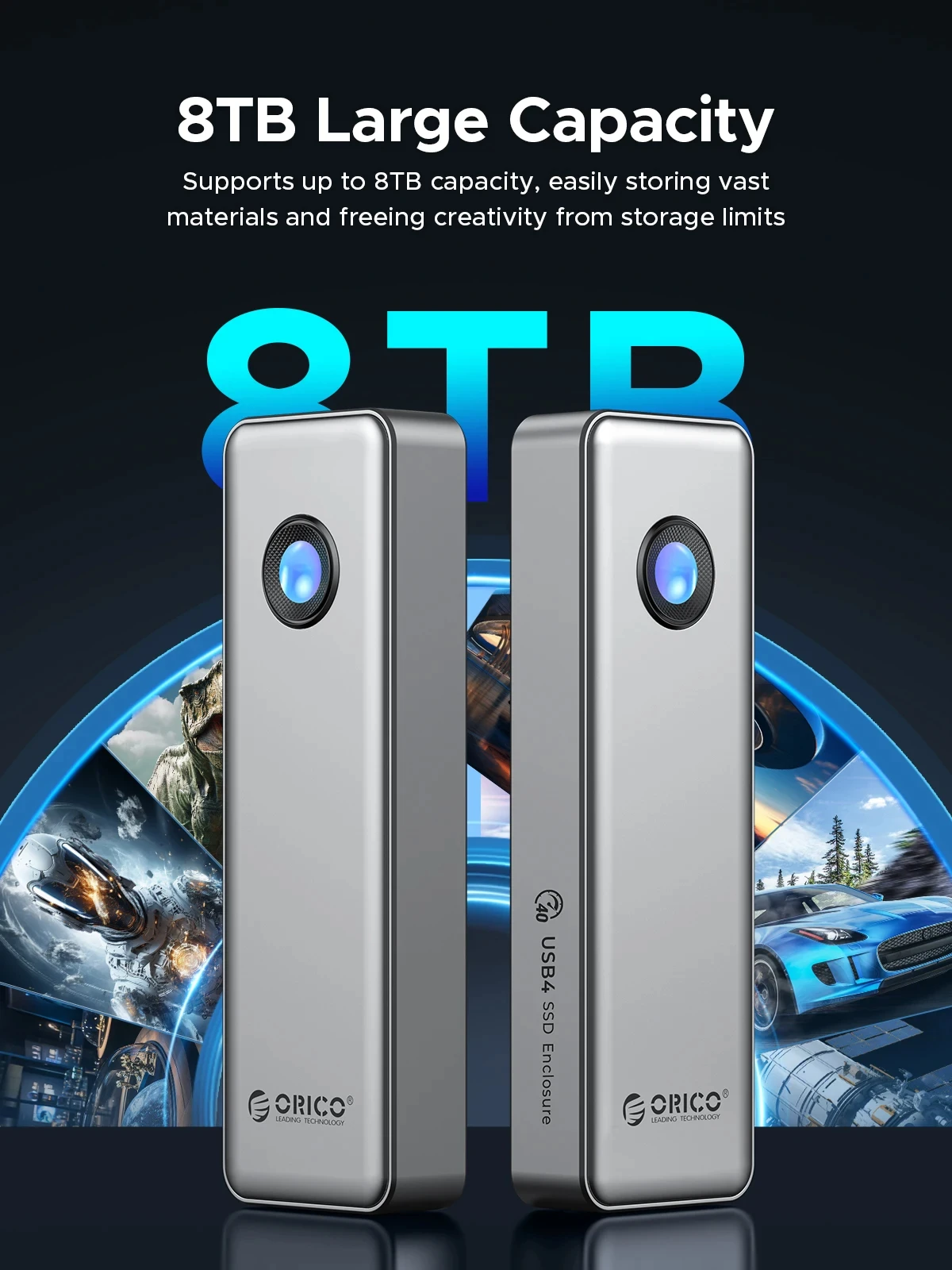 ORICO-Caixa Externa de Alumíni - Usb4 40Gbps External Ssd 8Tb avaliação e preço