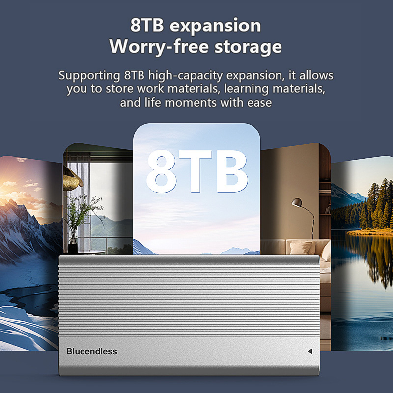 Gabinete Portátil USB4 para SS - Usb4 40Gbps External Ssd 8Tb avaliação e preço