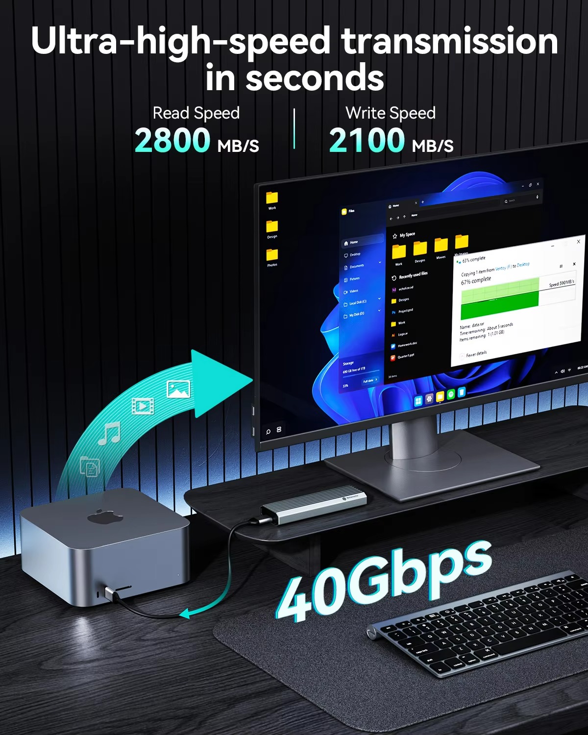 Case para Disco Rígido Externo - Usb4 40Gbps External Ssd 8Tb avaliação e preço